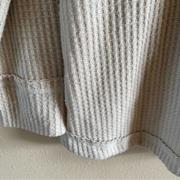 Logo lounge Lori Goldstein Tunic Womens medium Waffle Thermal Long Sleeve NWOT - Picture 9 of 11
